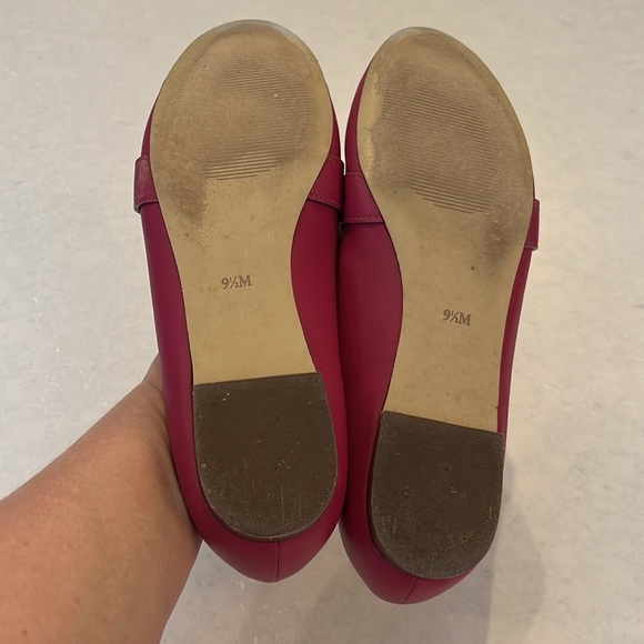 Talbots size 9.5M magenta flats - Picture 5 of 5